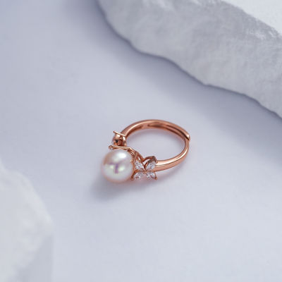 Pearly Lustre Top Grade Freshwater Pearl Ring WR00244 | EVERLEAF 4