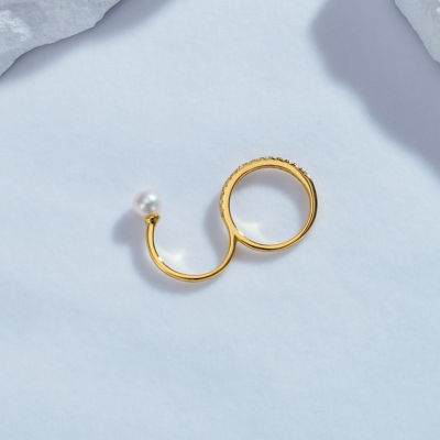 Pearly Lustre Top Grade Freshwater Pearl Ring WR00246 3