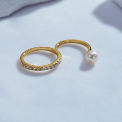 Pearly Lustre Top Grade Freshwater Pearl Ring WR00246 4