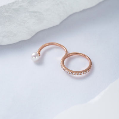 Pearly Lustre Top Grade Freshwater Pearl Ring WR00247 2