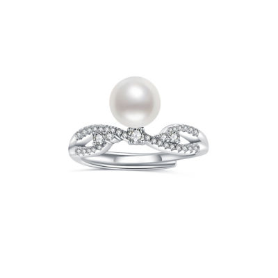 Pearly Lustre Top Grade Freshwater Pearl Ring WR00264 | STARRY 1
