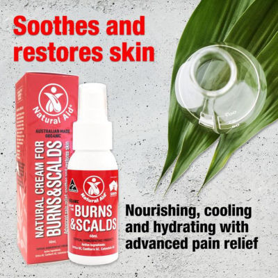 Natural Aid Burns and Scalds Cream 60ml 3