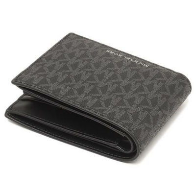 MICHAEL KORS Men's Cooper Billfold Wallet With Passcase Black 36U9LCRF6B 5