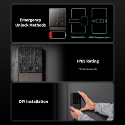AQARA Smart Door Lock U100 (Include Installation) 3