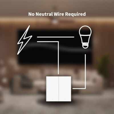 AQARA H1 Smart Wall Switch 3.0 with Neutral (Grey) - Single Rocker 6