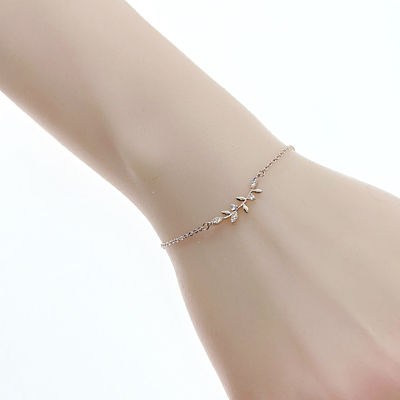 Chomel Leaf Cubic Zirconia Bracelet 3