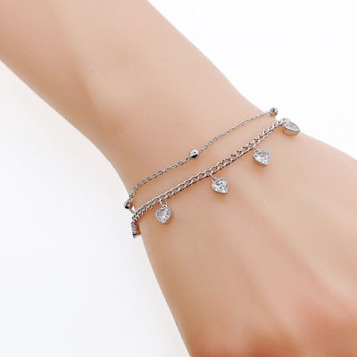 Chomel Heart Cubic Zirconia Bracelet 3