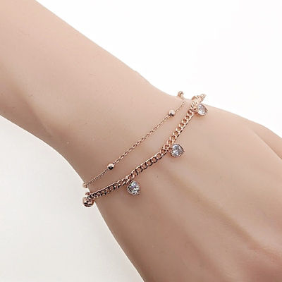 Chomel Heart Cubic Zirconia Bracelet 3