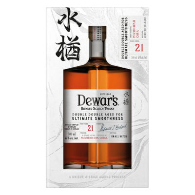 Buy DEWARS DOUBLE DOUBLE 21 YEAR OLD MIZUNARA 46% 500ML
