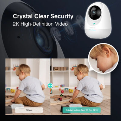 Botslab Indoor Cam 2E Pro, 2K Pan and Tilt CCTV Home Camera Security Camera (C213) 5