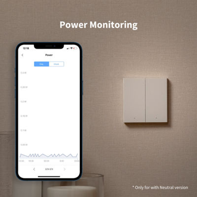 AQARA H1 Smart Wall Switch 3.0 NO Neutral - Double Rocker 5