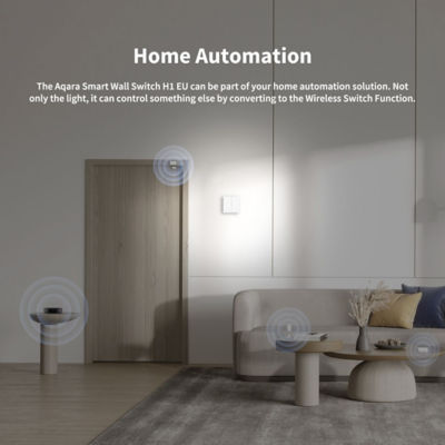 AQARA H1 Smart Wall Switch 3.0 NO Neutral (Grey) - Single Rocker 5