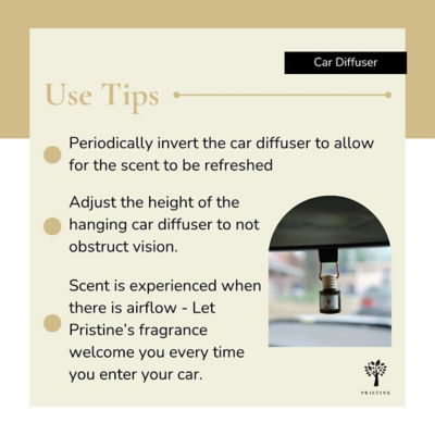 Pristine Maldives Villa Car Diffuser - 8ml 6