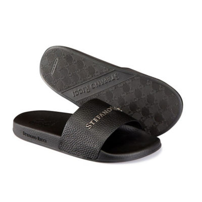 STEFANO RICCI CALFSKIN LEATHER SLIDES 3