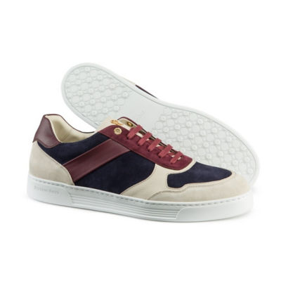 STEFANO RICCI CALFSKIN AND SUEDE SNEAKERS 3