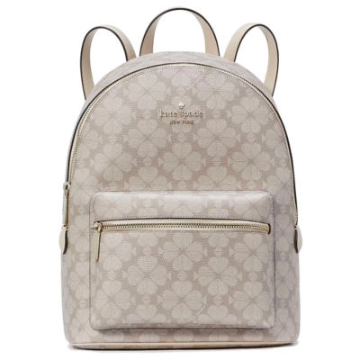 Buy KATE SPADE Signature Spade Flower Backpack Dark Beige KG482 Online in Singapore iShopChangi