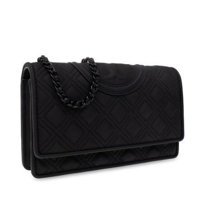 Buy TORY BURCH Fleming Matte Chain Wallet Black 142518 Online in Singapore iShopChangi