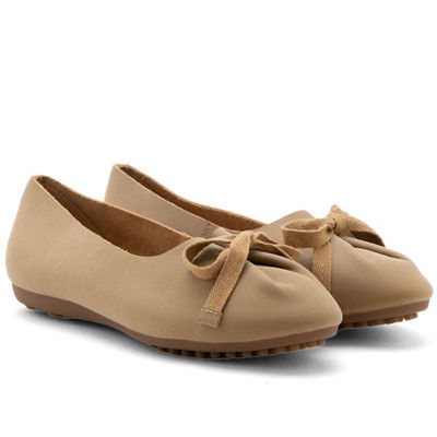 PAZZION Adriana Tied Bow Moccasins 1