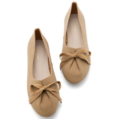 PAZZION Adriana Tied Bow Moccasins 2