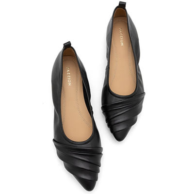 PAZZION Rylee Ruched Detail Covered Flats 2