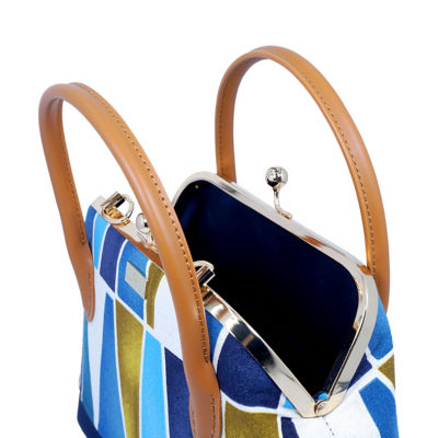 COCOONESE Leather Top-Handle Bag - Blocks 4