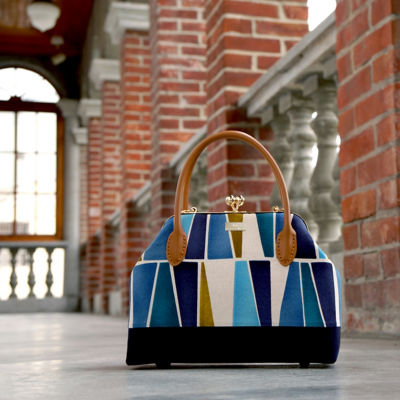COCOONESE Leather Top-Handle Bag - Blocks 6