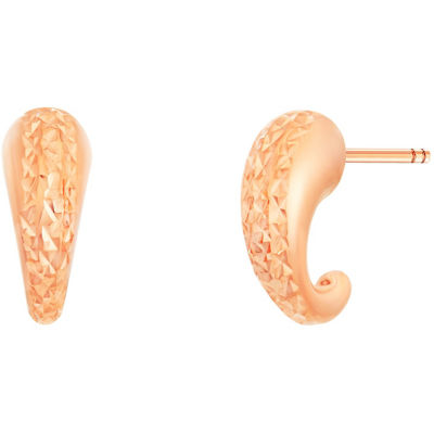 Goldheart Arden Rose Gold Teardrop Earrings 1