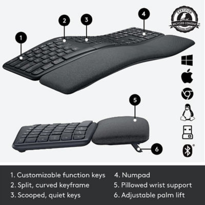 LOGITECH K860 Ergo Keyboard 4