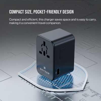 Skyzer SpeedMax 75W Fast Charging Travel Adapter 17