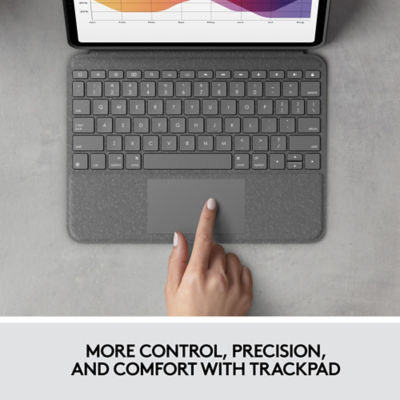 LOGITECH Folio Touch for iPad Air® (4th generation) - OXFORD GREY 2