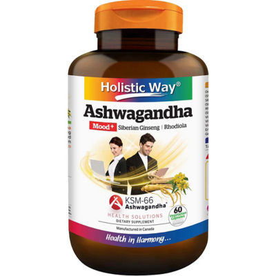 Holistic Way 南非醉茄情绪+ (60 粒素胶囊) 1
