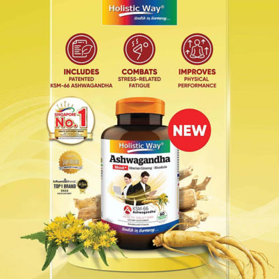Holistic Way 南非醉茄情绪+ (60 粒素胶囊) 4