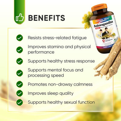 Holistic Way 南非醉茄情绪+ (60 粒素胶囊) 5