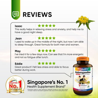 Holistic Way 南非醉茄情绪+ (60 粒素胶囊) 9