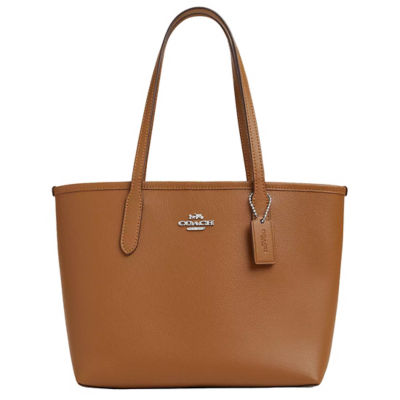 Buy COACH Small City Tote Light Saddle CT859 Online in Singapore iShopChangi