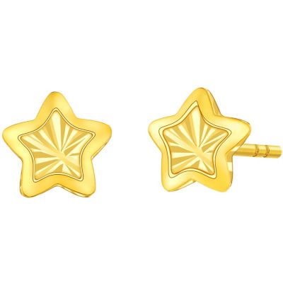 Goldheart 916 Gold Star Earrings 1