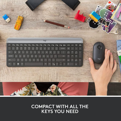 LOGITECH MK470 Wireless Slim Combo - Graphite 7