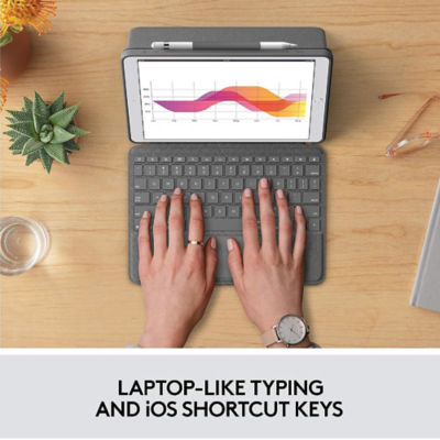 LOGITECH Combo Touch for iPad (7th - 9th generation) - GRAPHITE 6