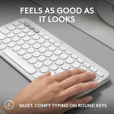LOGITECH Pebble Keys 2 K380s - Tonal White 7