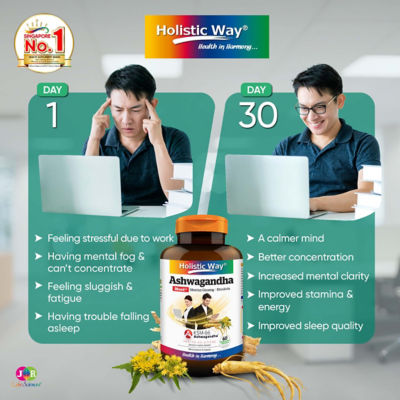 Holistic Way [Bundle of 2] Holistic Way Ashwagandha Mood+ (60s) 3