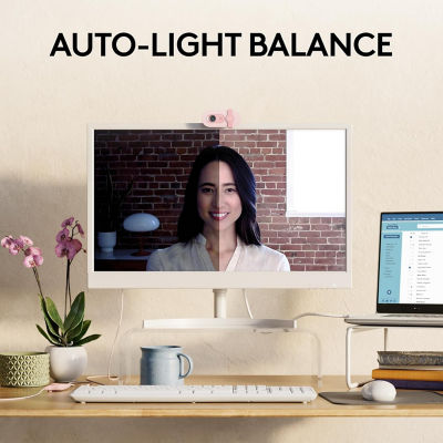 Logitech BRIO 100 Full HD Webcam - ROSE 3