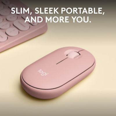 LOGITECH Pebble Mouse 2 M350s - Tonal Rose 2