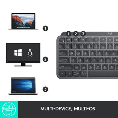 LOGITECH MX Keys Mini - Graphite 7