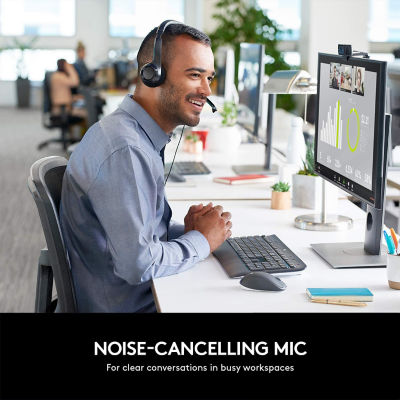 LOGITECH H390 USB Computer Headset - OFF-WHITE 6