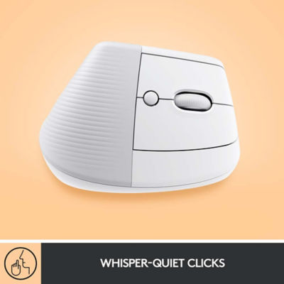 LOGITECH LIFT VERTICAL ERGONOMIC MOUSE - PALE GREY 6