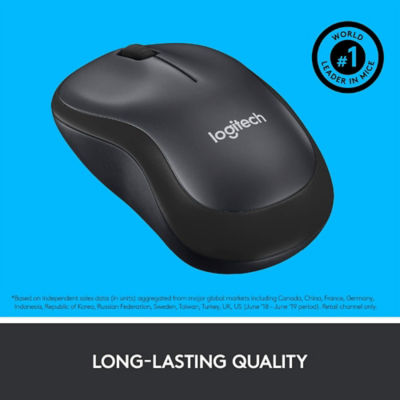 LOGITECH M221 SILENT Wireless Mouse - CHARCOAL 3