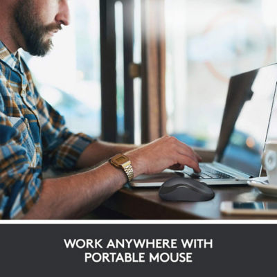 LOGITECH M221 SILENT Wireless Mouse - CHARCOAL 6