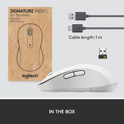 LOGITECH M650 For Business - OFF White 6