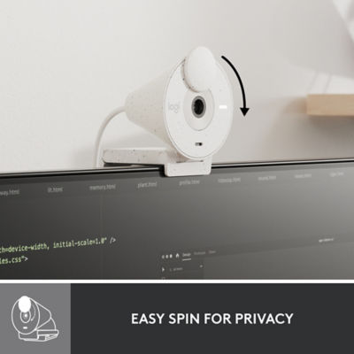 Logitech BRIO 300 WEBCAM - OFF WHITE 5