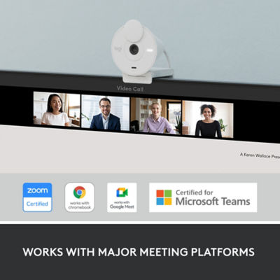 Logitech BRIO 300 WEBCAM - OFF WHITE 6